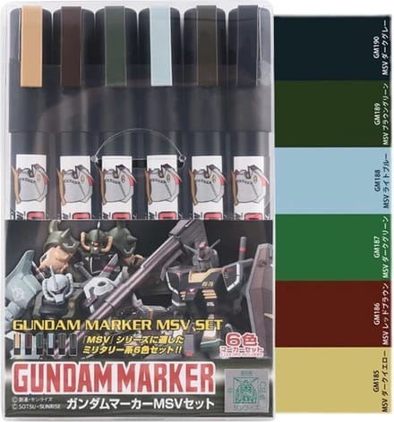 Gundam - Gundam Marker AMS-127 MSV Set