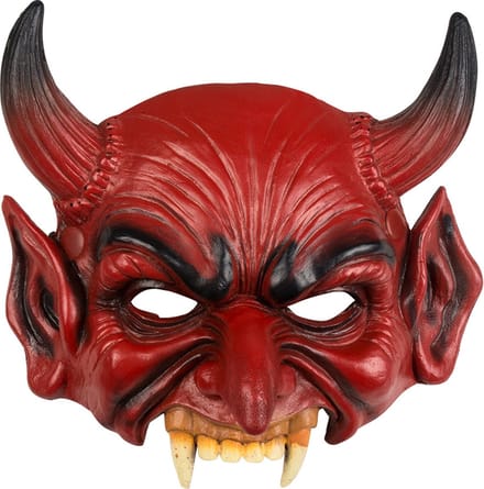 Boland - Foam masker Duivel - Volwassenen - Duivel - Halloween accessoire - Horror
