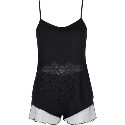 Pyjama short met top voor dames Lisca Diva