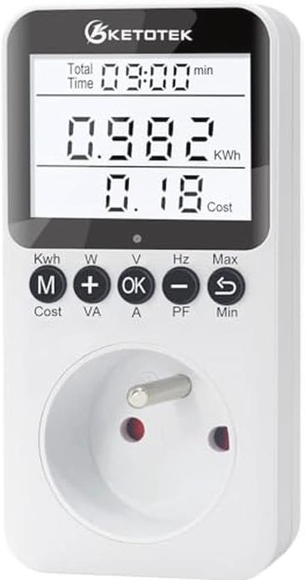 Stroomverbruik Meter 3680 W