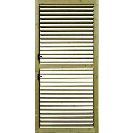 Solid Verstelbare Lamellenwand S1064 Geïmpregneerd Hout 90x200cm