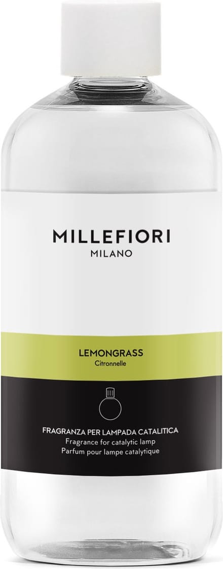 Millefiori Katalytische Geurlamp - Navulling voor Geurbrander 500 ml Lemon Grass