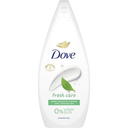 Dove - Douchecrème Fresh Care - 12 x 720 ml - Voordeelverpakking