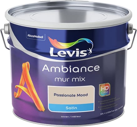 Levis - Ambiance Mur Satin Mix - Passionate Mood - Mengverf - 10 L