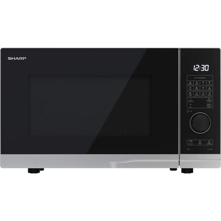 Sharp YC-PG234AE-S magnetron Zwart, Zilver Grill-magnetron Aanrecht 23 l 900 W
