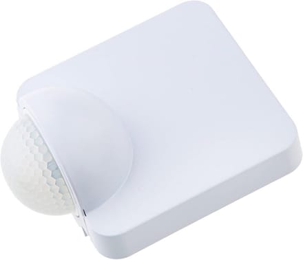 Bewegingssensor 180° voor Binnen en Buiten - IP65, 10m Detectie, Infrarood, Wandmontage, 1200W