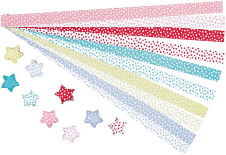 Origami: STERREN 29x1,5cm, papier, 100 strips, 6+