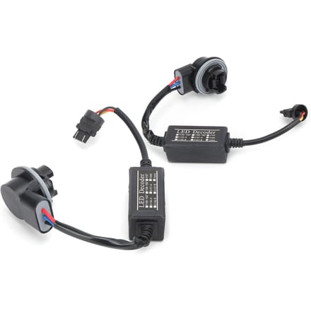2 stuks 3157B LED Decoder Belastingsweerstand Canbus Knipperfoutvrije Canceller voor Auto Koplamp Mistlamp black