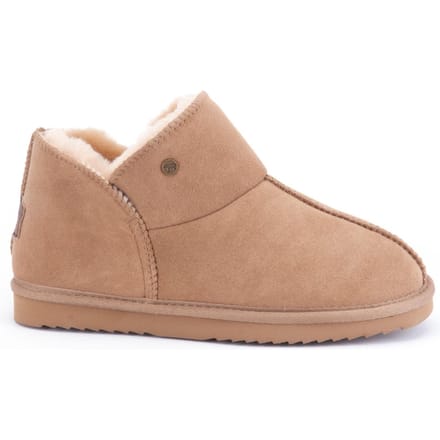 Warmbat - maat 37- Willow Women Suede Dames Sloffen - Cognac-Bruin