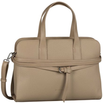 TOM TAILOR shopper handtas Freya Zip Shopper Taupe