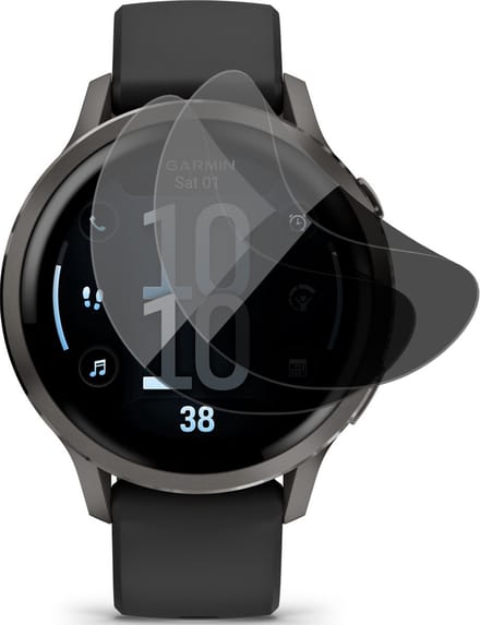 Privacy Screenprotector geschikt voor Garmin Venu 4 45mm - 2x FlexGuard Screen Protector
