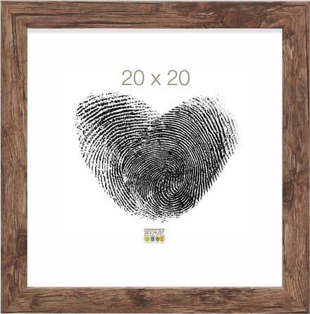 Deknudt Frames fotolijst S45RH3 - bruin - hout - 20x20 cm