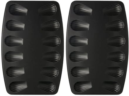 Set van 2 madeleinevormen 12 holtes Zenker Special Countries