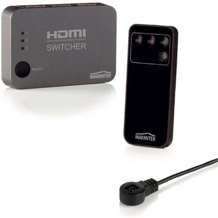 Marmitek HDMI Switch - Connect 310 UHD - HDMI Switch 4K - HDMI Switch 3 poorts - CEC - EDID