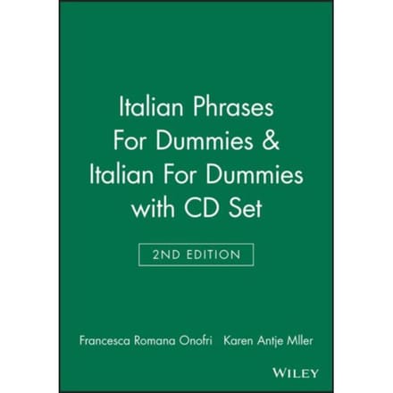 Italian Phrases For Dummies & Italian For Dummies, 2nd Edition With Cd Set - Francesca Romana Onofri