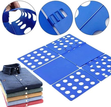 Kleding map - Vouwplank kleding - Kleding opbergen - Snel en efficiënt - 2 stuks - Grijs