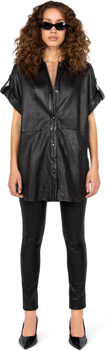 AVELON LEATHER VEST GOOSECRAFT maat xs