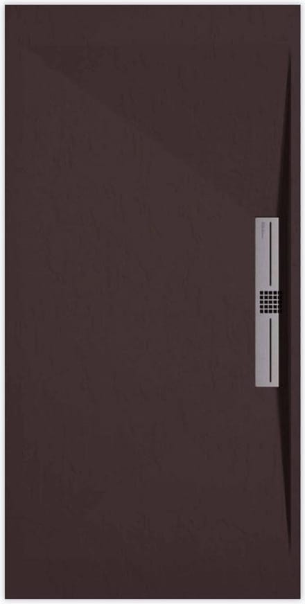 Sanifun douchebak Stone Side Chocolate Slate 900 x 700 S