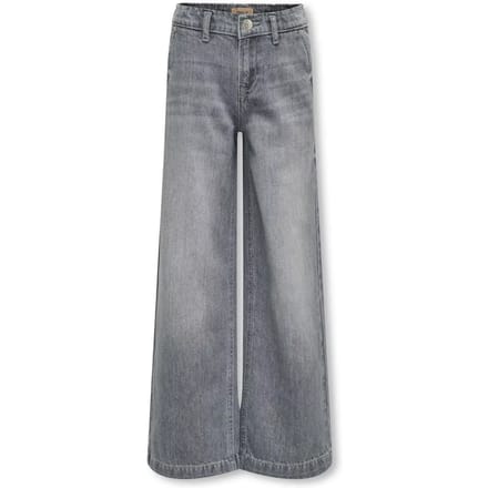 ONLY KOGCOMET WIDE LEG DNM MAT624 NOOS Meisjes Jeans - Medium Grey Denim - Maat 158
