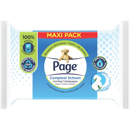 Page - Vochtig Toiletpapier - Fresh - Maxi - 76 Stuks