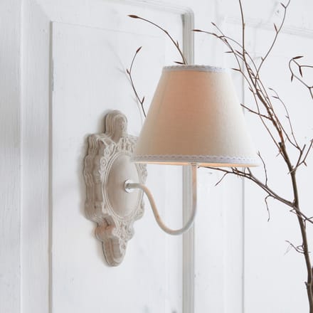 LOBERON Wandlamp Ascoux antiekbeige
