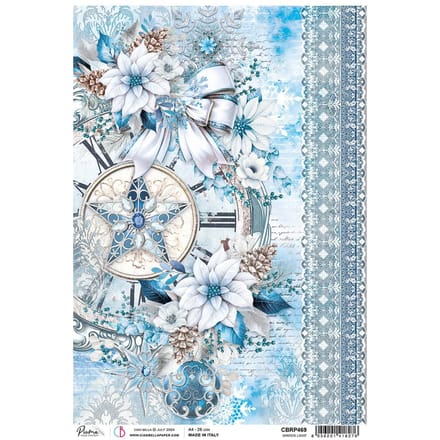 Motief strozijde "Elecance of Blue - Winter Light"