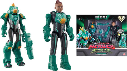 Dinoster - 2 figuren in 1 - Transformeer je robots - 22cm - Oz