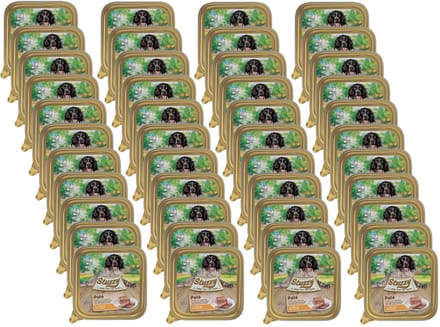 Mister Stuzzy Dog Paté 150 g - Hondenvoer - 44 x Kip