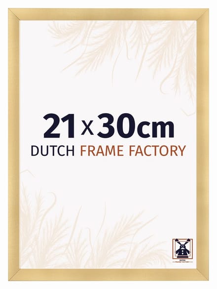 Fotolijst 21x30 cm - MDF - Goud Mat - Praag