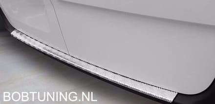 Aluminium Achterbumperprotector passend voor Mercedes Sprinter III 2018- 'Riffled plate'