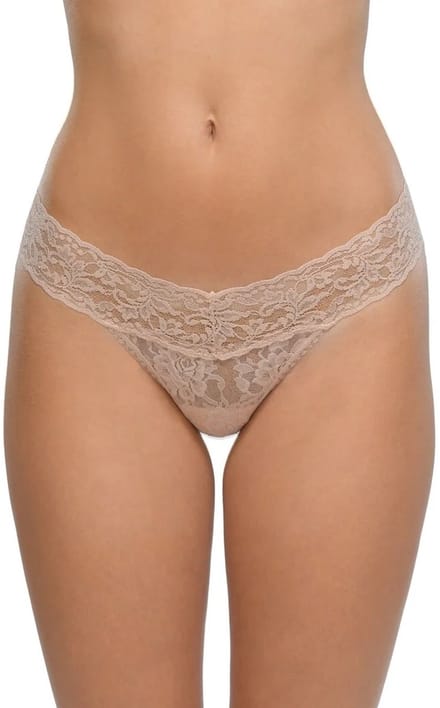 Hanky Panky Low Rise Thong - 4911P - Chai - One size - XS tot XL