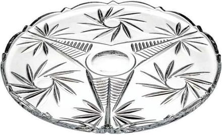 Crystalite Bohemia Pinwheel taartschotel 31 CM