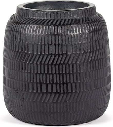 Serax Bloempot-Sierpot Zwart D 20 cm H 21 cm