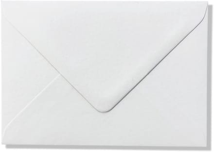 25 Luxe Enveloppen - C7 - Wit - 8,1x11,4cm - 110 grams - Geschikt voor A7