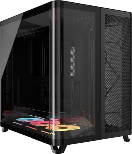 Corsair AIR 5400 LX-R LINK Black - Case - Miditower - Zwart