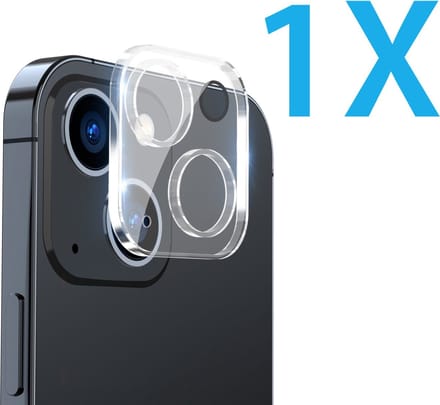 Camera lens Protector 1x Geschikt voor: iPhone 15 Plus - screen protector - glas - bescherm je camera - beschermglas - Transparant