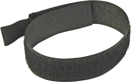 Fixman Klittenband kabelbinders - 15 cm - zwart - 10 stuks - multifunctioneel