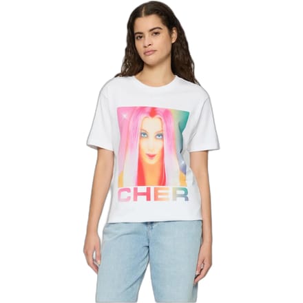Dames-T-shirt Merchcode Cher Prisma