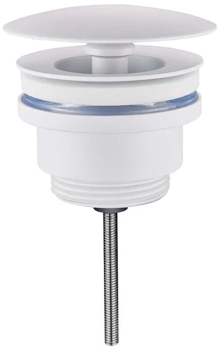 DutchLine Afvoerplug - Luxe Vaste Waste 5/4 – Mat wit