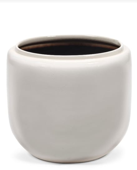 Serax - Glazed shades - Bloempot XL - Wit - 37 Ø