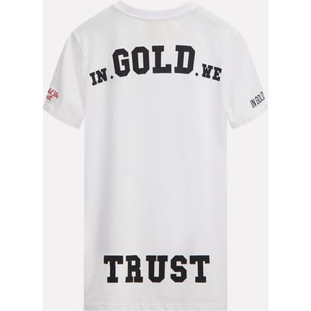 In Gold We Trust The Pusha White Taglia: M | Maglie Sportivi Outlet | Unisex | Bianco