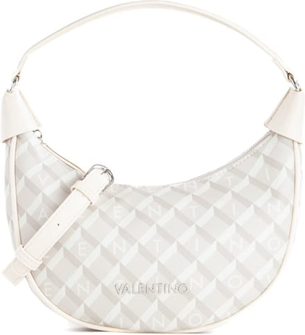 VALENTINO Handtas Schoudertas Barrio Hobo Bag Ecru / Multi Beige