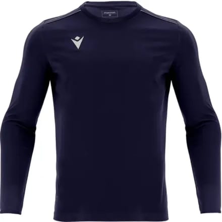Macron Rigel Hero Voetbalshirt Lange Mouw Kinderen - Marine | Maat: 152