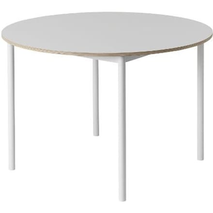 Muuto - Base tafel rond - wit laminaat