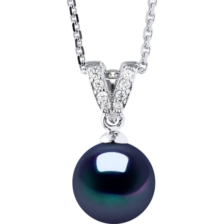 Halsketting Prestige Sieraden - Echte Kweekzoetwaterparel Rond 9-10 mm