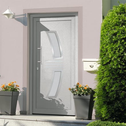 vidaXL - Voordeur - 98x208 - cm - wit