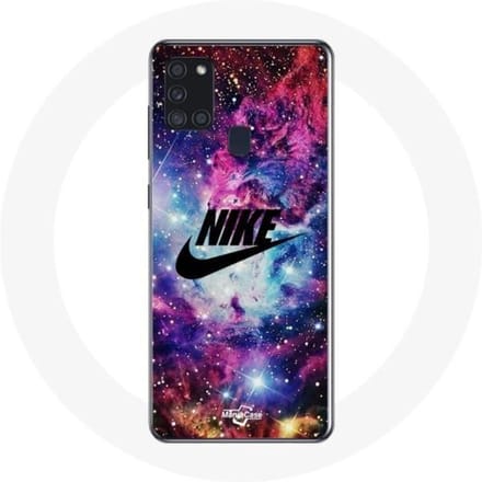 Coque Samsung Galaxy A21S Nike Espace Coloré Logo