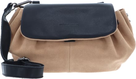 FREDsBRUDER Leren Schoudertas Rivas Flap Crossbody Bag Sand Lichtbruin