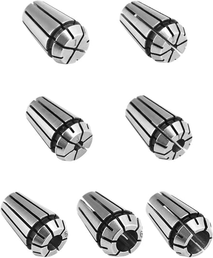 Solidchoice - Set van 7 ER11 Collet Bushings 1mm-7mm voor CNC Frezen en Graveren