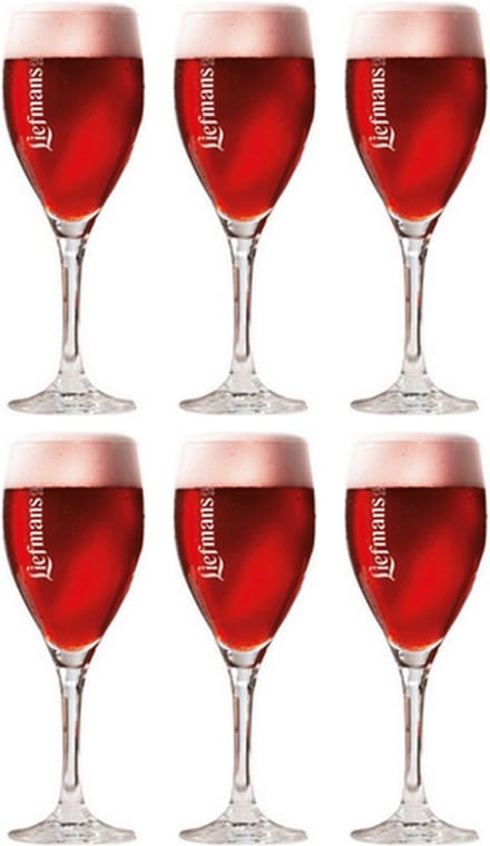 Liefmans Bierglazen op Voet - 250 ml - 6 stuks